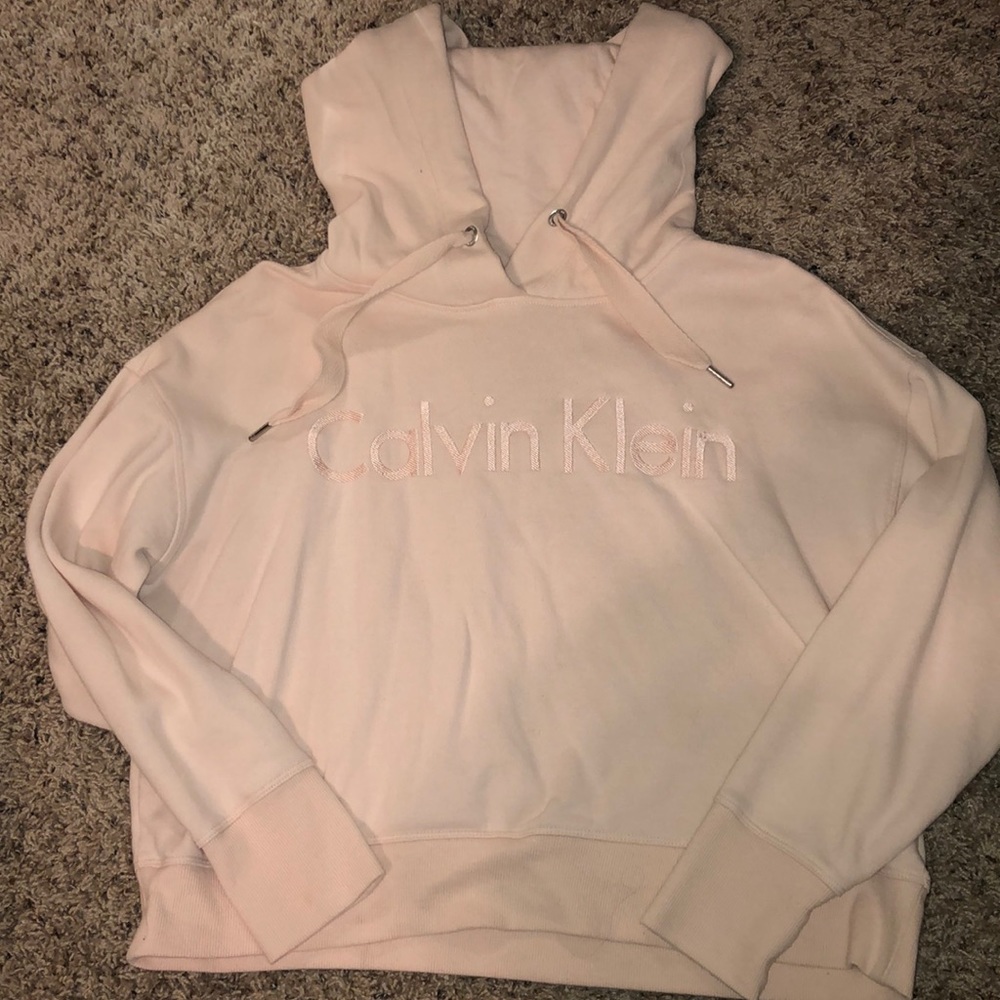 Pink Calvin Klein Hoodie